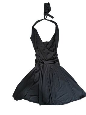 Sisley Black Halter Dress